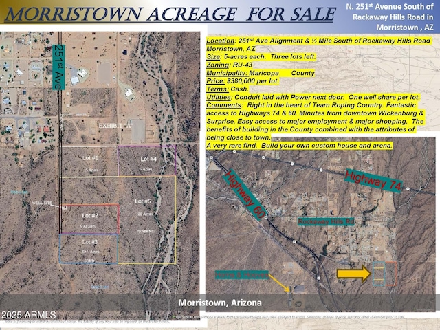 39xxx N 251st Avenue '-', Morristown AZ, 85342 land for sale