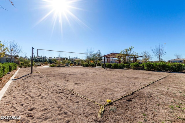 23145 E Via Las Brisas, Queen Creek, AZ 85142 - view of property's community with a pergola and volleyball court