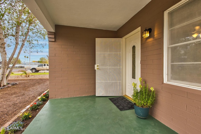 view of entrance to property