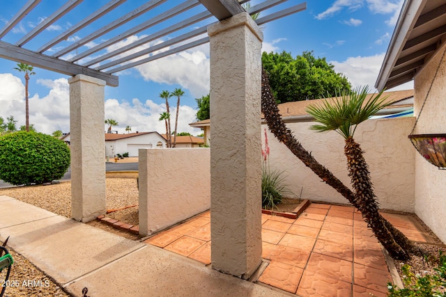 4024 W Griswold Rd, Phoenix, AZ 85051 - view of patio featuring a pergola