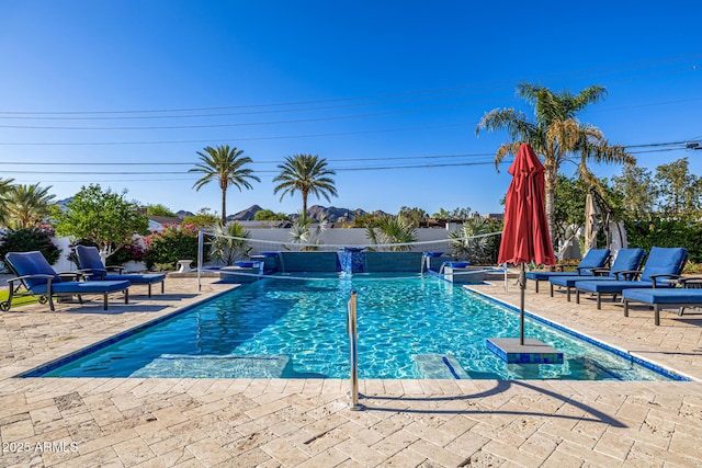 5404 N 41st St, Phoenix, AZ 85018 - view of swimming pool featuring a patio area and a fenced backyard