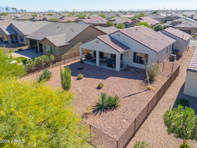 drone / aerial view featuring a residential view