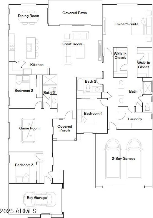 25169 N 177th Dr, Surprise, AZ 85387 - view of property floor plan