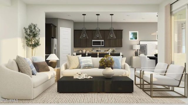 25169 N 177th Dr, Surprise, AZ 85387 - living area featuring light carpet