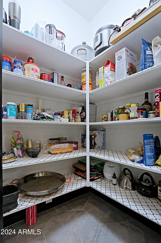 view of pantry