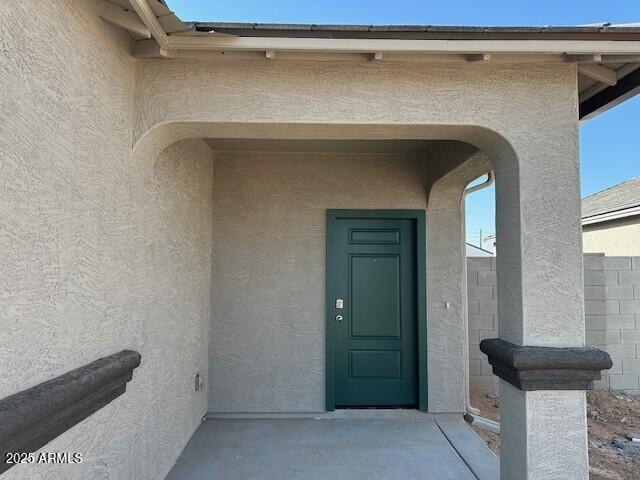 38100 W Bello Ln, Maricopa, AZ 85138 - entrance to property with stucco siding