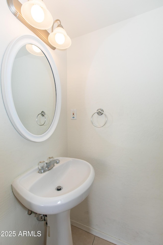 bathroom featuring tile patterned floors