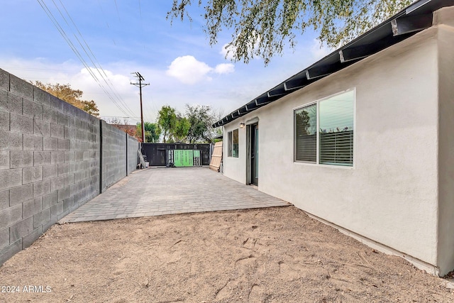 exterior space with a patio area