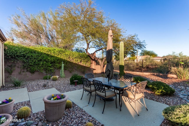 view of patio