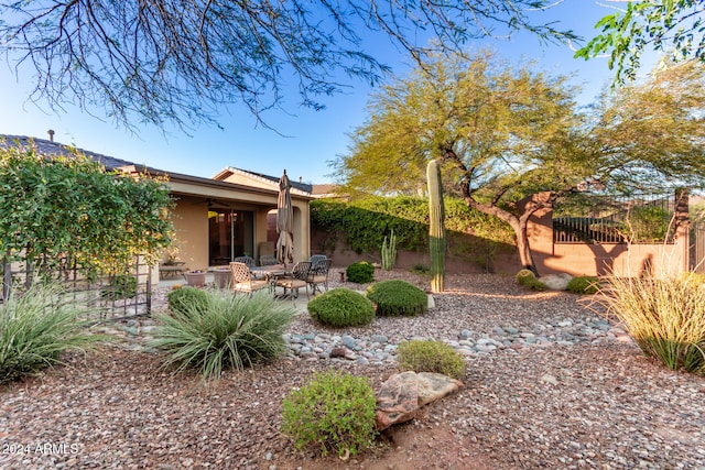 view of yard featuring a patio area