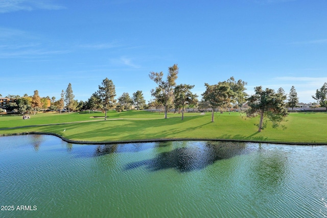 view of water feature