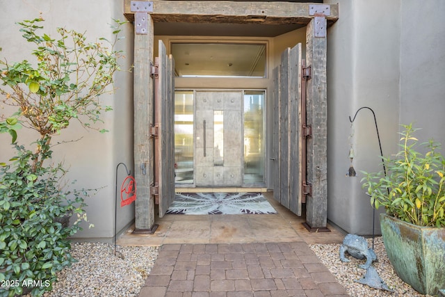 view of entrance to property