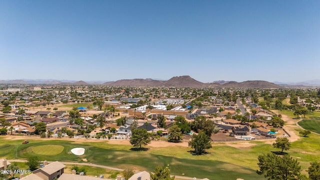 4502 W Continental Dr, Glendale, AZ 85308 - aerial perspective of suburban area featuring a mountain backdrop and a golf club