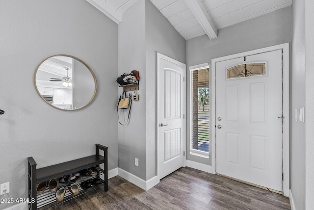 4502 W Continental Dr, Glendale, AZ 85308 - entrance foyer featuring wood finished floors and baseboards