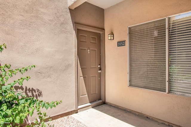 view of entrance to property