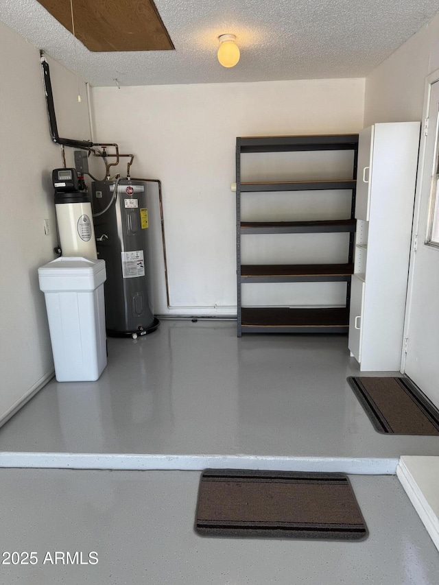 interior space with water heater