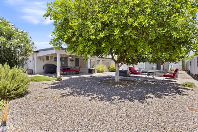 6263 E Duncan St, Mesa, AZ 85205 - view of yard featuring a patio