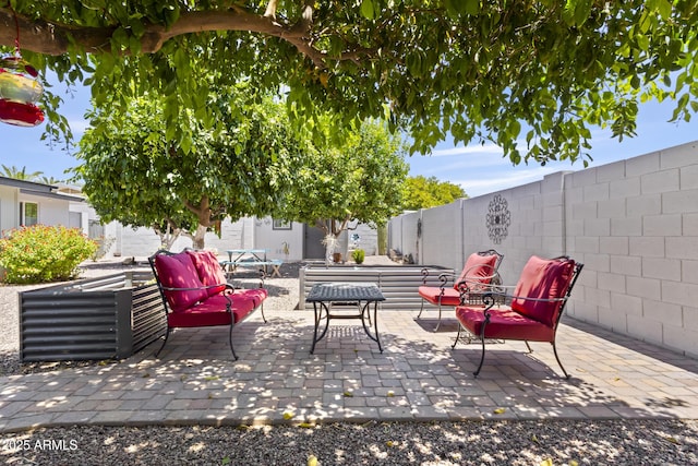 6263 E Duncan St, Mesa, AZ 85205 - fenced backyard with a patio