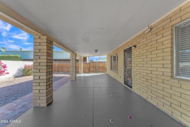 view of patio / terrace featuring a fenced backyard