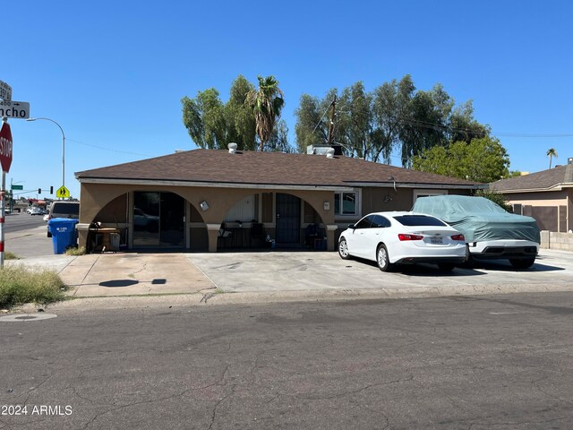 view of ranch-style home