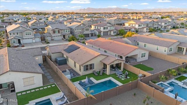 birds eye view of property featuring a residential view