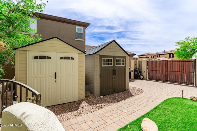 42711 N 45th Dr, Phoenix, AZ 85087 - view of shed with fence and a gate