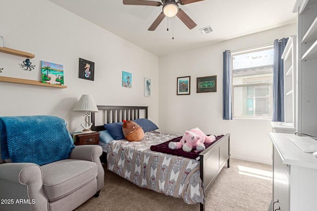19771 W Woodlands Ave, Buckeye, AZ 85326 - carpeted bedroom featuring a ceiling fan