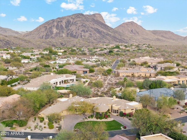 mountain view featuring a residential view