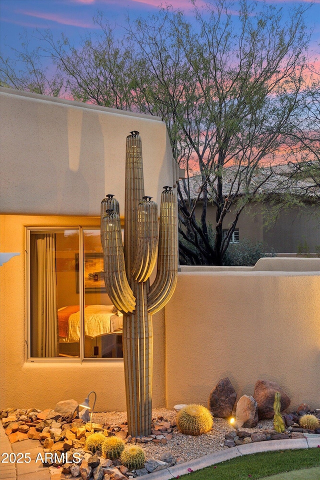 details with stucco siding