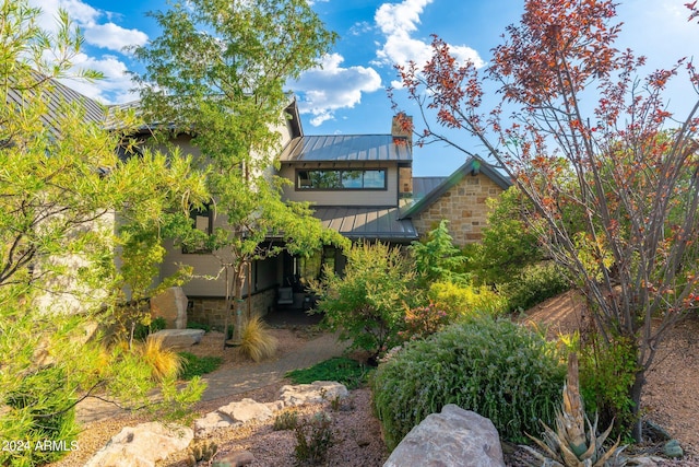 view of rear view of house