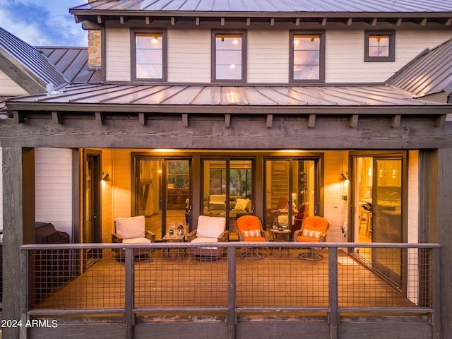 view of back of property