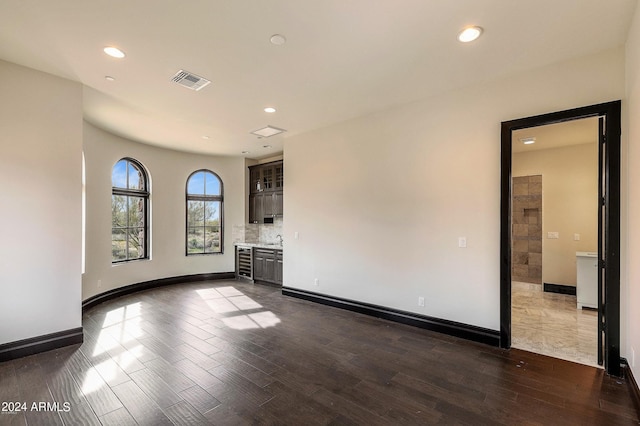 7254 E Sonoran Trl, Scottsdale, AZ 85266 - spare room with dark wood-style floors and recessed lighting