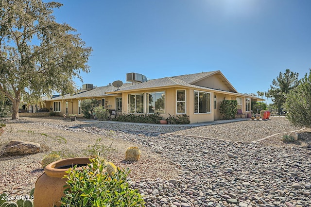 view of back of property