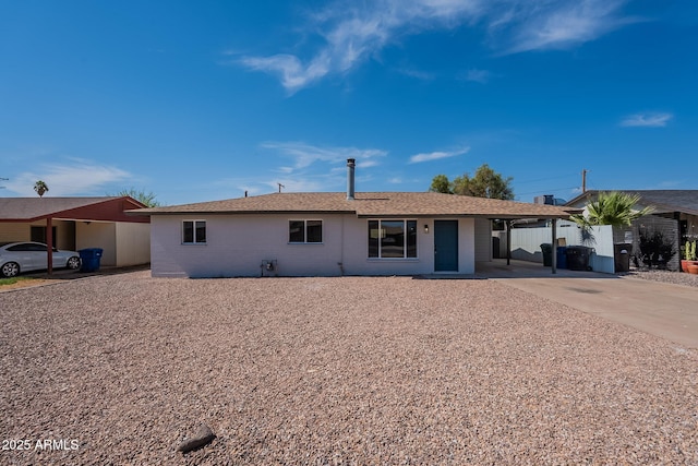 1466 E Nielson Ave, Mesa, AZ 85204 - ranch-style home with concrete driveway, a carport, and brick siding