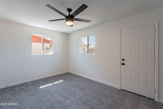 1466 E Nielson Ave, Mesa, AZ 85204 - carpeted empty room featuring healthy amount of natural light and a ceiling fan