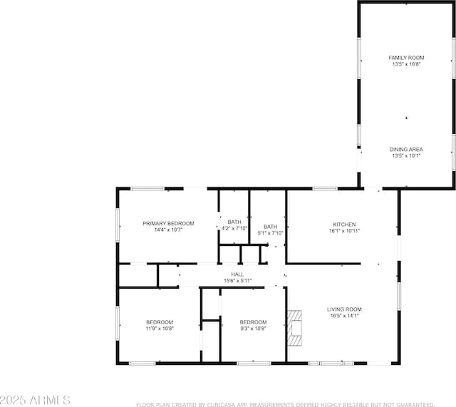 1466 E Nielson Ave, Mesa, AZ 85204 - view of property floor plan