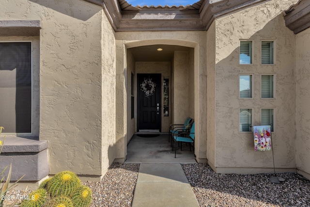 4293 E Sourwood Dr, Gilbert, AZ 85298 - view of exterior entry featuring stucco siding