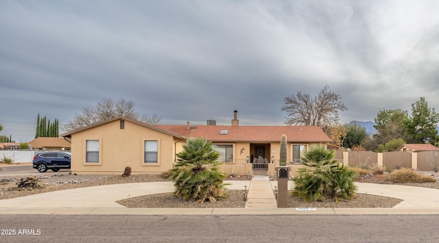 view of ranch-style house