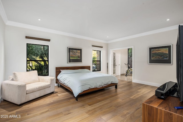 8312 N Golf Dr, Paradise Valley, AZ 85253 - bedroom with recessed lighting, multiple windows, and light wood-style floors