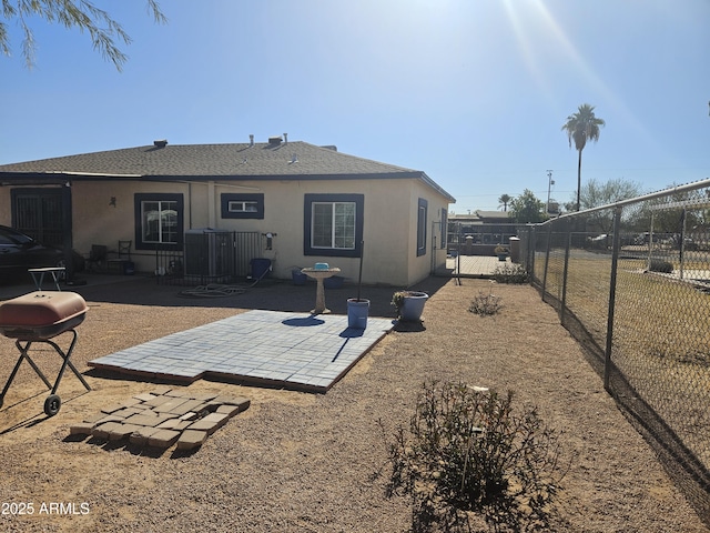 back of house featuring a patio