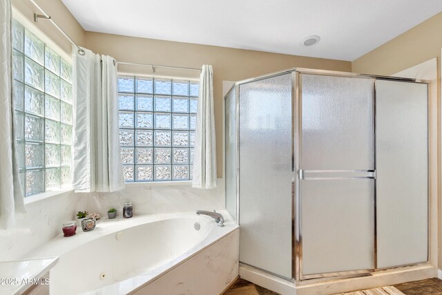 11180 E Navajo Dr, Dewey, AZ 86327 - full bath with a garden tub and a stall shower