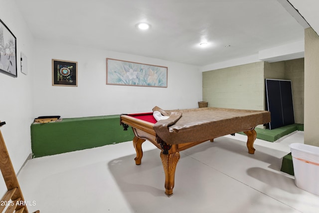 11180 E Navajo Dr, Dewey, AZ 86327 - game room with recessed lighting and pool table