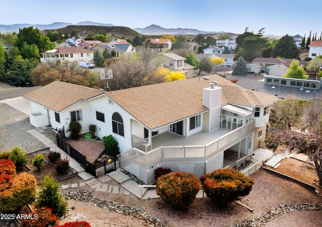 11180 E Navajo Dr, Dewey, AZ 86327 - aerial view with a residential view and a mountain view