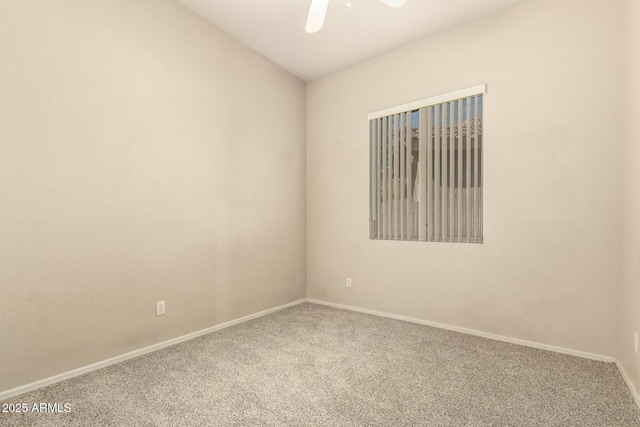 6970 W Paso Trl, Peoria, AZ 85383 - empty room featuring baseboards, a ceiling fan, and carpet