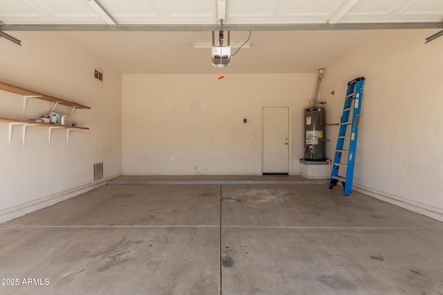 6970 W Paso Trl, Peoria, AZ 85383 - garage with gas water heater and visible vents