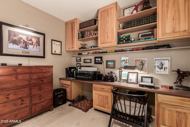 7617 E Desert Honeysuckle Dr, Gold Canyon, AZ 85118 - office with built in study area and light colored carpet