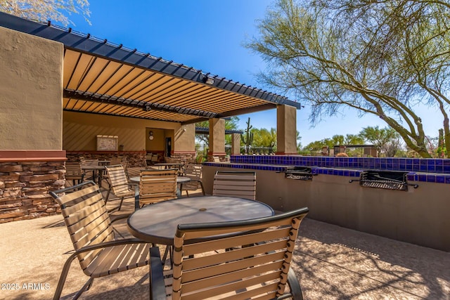 7617 E Desert Honeysuckle Dr, Gold Canyon, AZ 85118 - view of patio