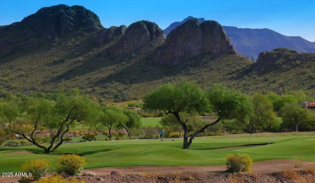 7617 E Desert Honeysuckle Dr, Gold Canyon, AZ 85118 - view of mountain backdrop featuring a local golf course