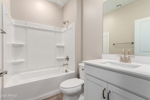 5656 N 205th Ln, Buckeye, AZ 85396 - full bath with toilet, vanity, washtub / shower combination, and wood finished floors