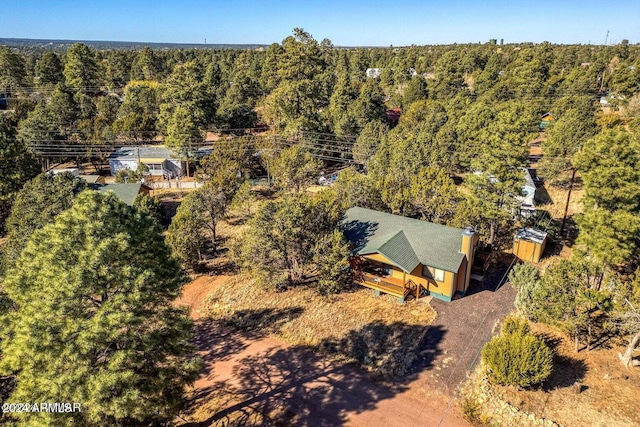 2086 Pinewood Dr, Overgaard, AZ 85933 - view from above of property featuring a forest